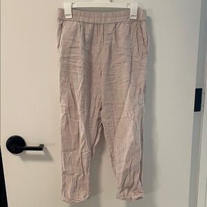 100% Linen Casual Pants